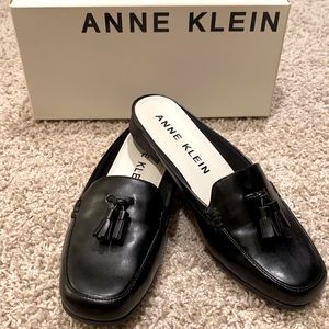 Anne Klein loafer slides